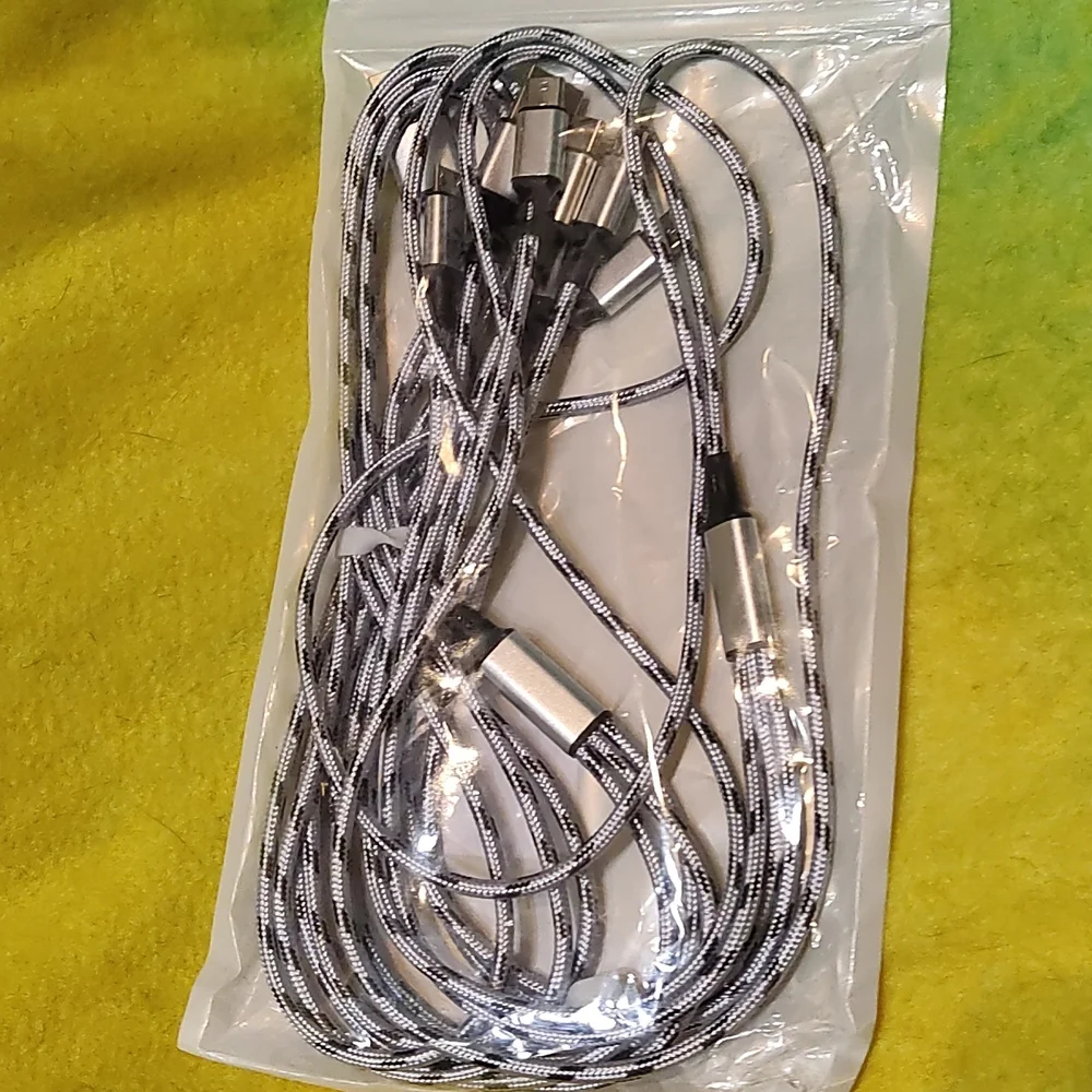 Multi-charging cable 6ft 2pack